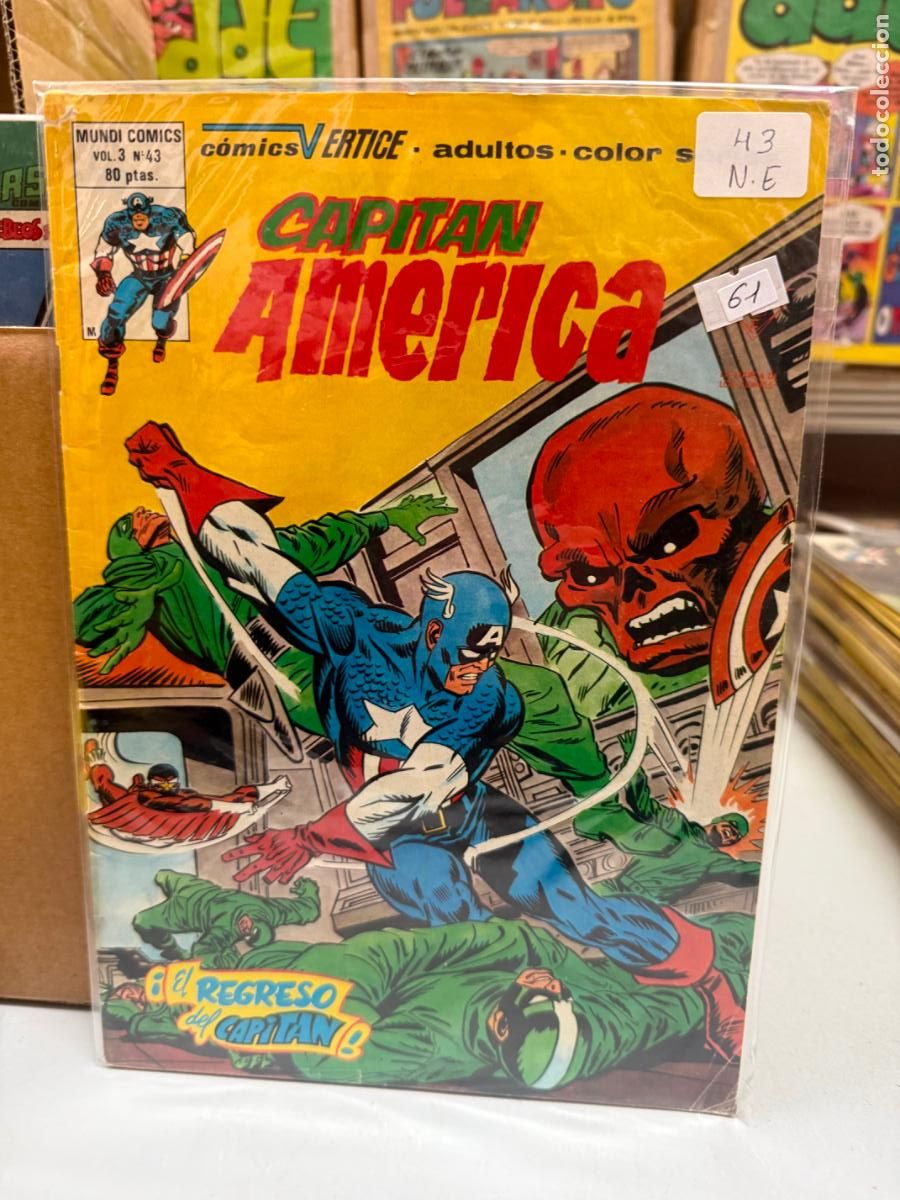 C&oacute;mics: CAPITAN AMERICA EDITORIAL VERTICE NUMERO 43 - Foto 1