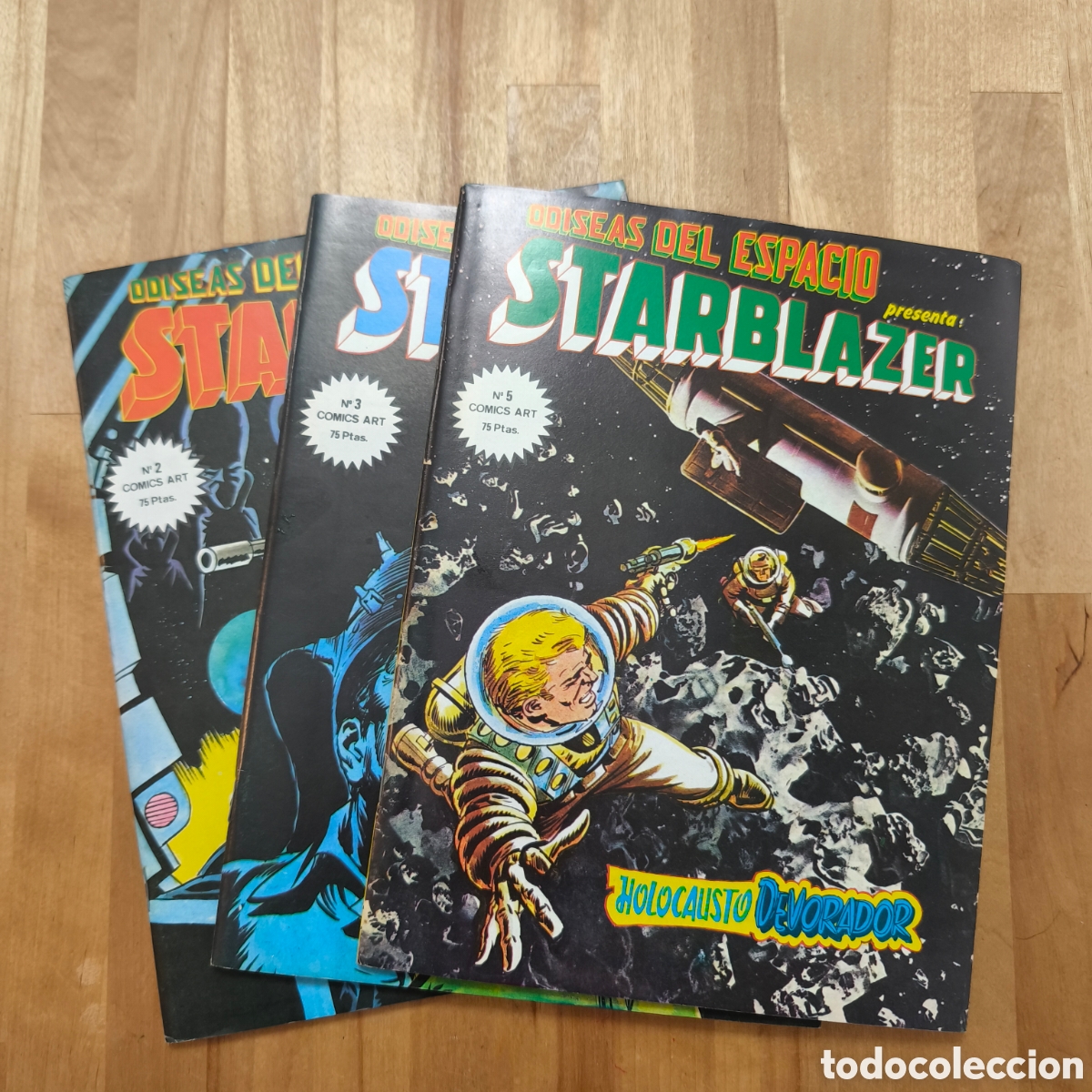 C&oacute;mics: Lote comics odiseas del espacio Starblazer, ed Vertice - Foto 1