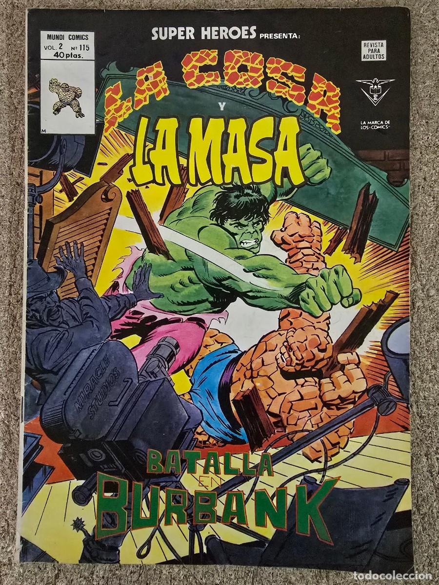 C&oacute;mics: Super Heroes 115.La Cosa y la Masa.Vol 2.Vertice - Foto 1