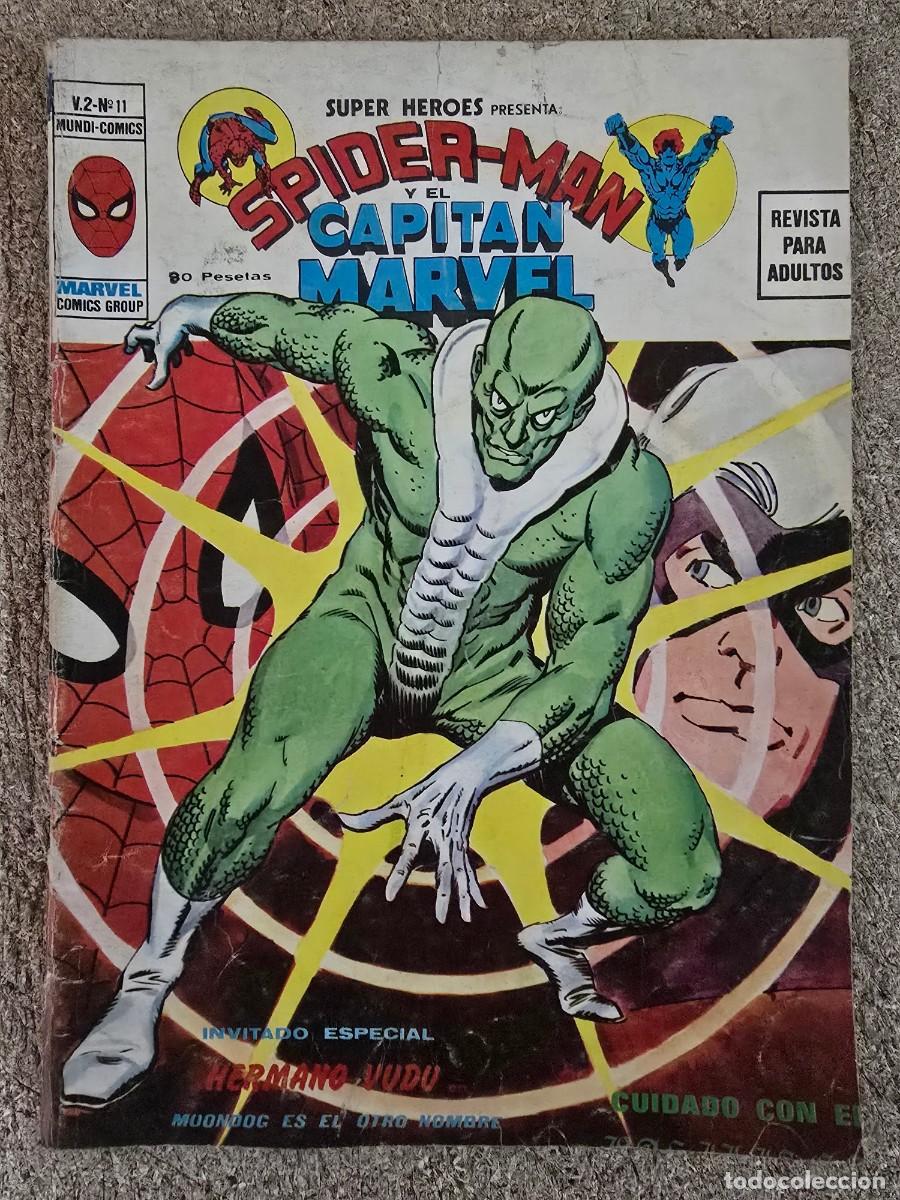 C&oacute;mics: Super Heroes 11.Spiderman y el Capitan Marvel.Vol 2.Vertice - Foto 1