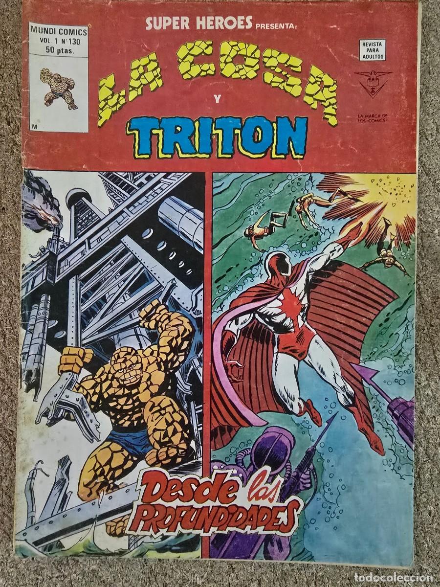 C&oacute;mics: Super Heroes 130.La Cosa y Triton.Vol 2.Vertice - Foto 1