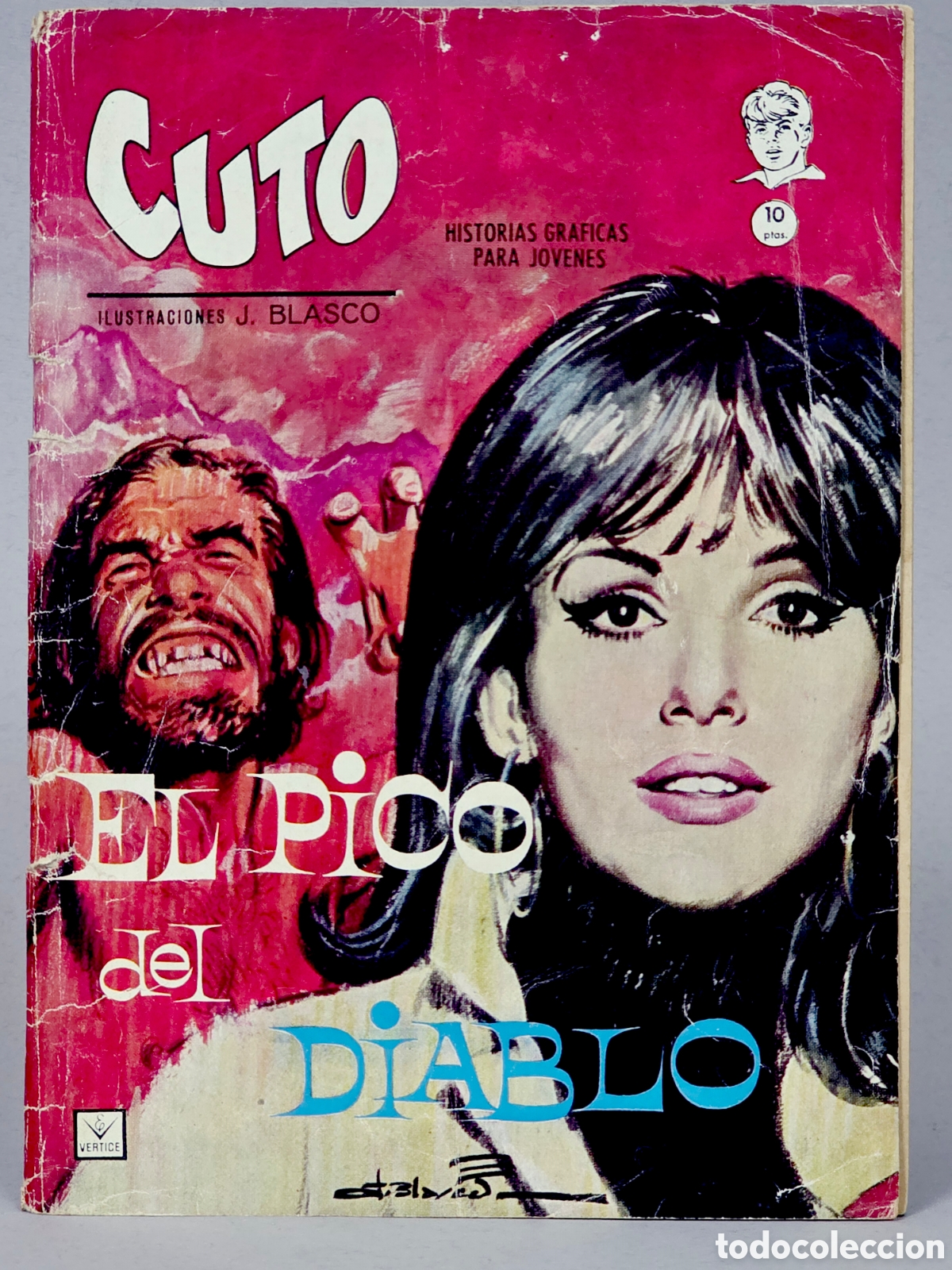 C&oacute;mics: C&Oacute;MIC CUTO 5 EL PICO DEL DIABLO FLEETWAY VERTICE GRAPA NORMAL ESTADO - Foto 1