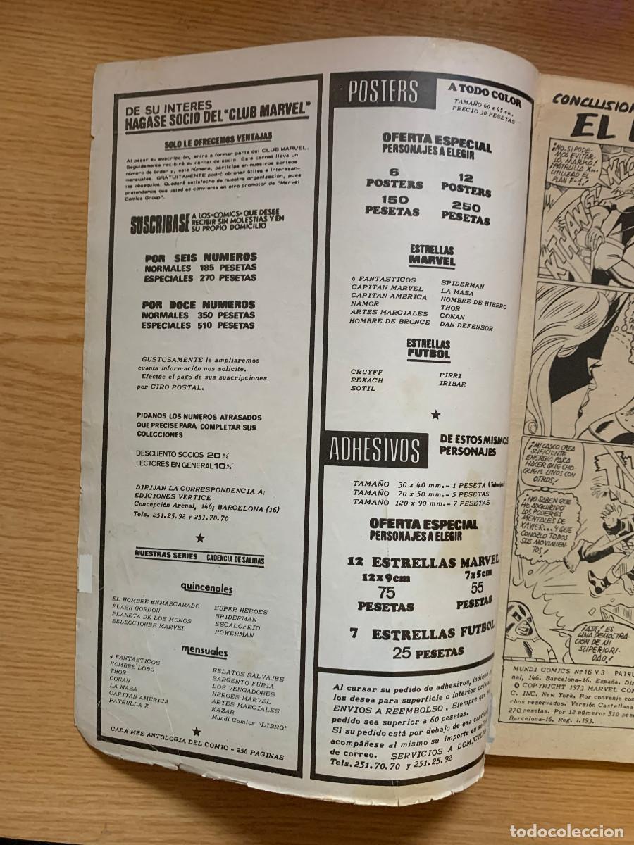 C&oacute;mics: La Patrulla X Volumen 3 n&ordm; 16 - D2 - Foto 2