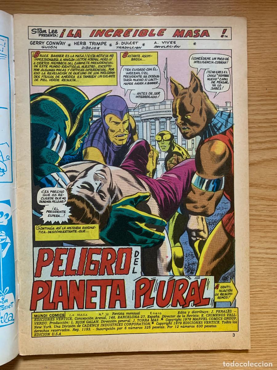 C&oacute;mics: La Masa Volumen 3 n&ordm; 38 - Foto 2