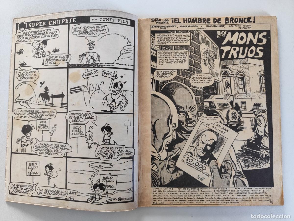 C&oacute;mics: DOC SAVAGE, EL HOMBRE DE BRONCE N&ordm; 7 - Los Monstruos ~ MARVEL/V&Eacute;RTICE (1975) - Foto 2