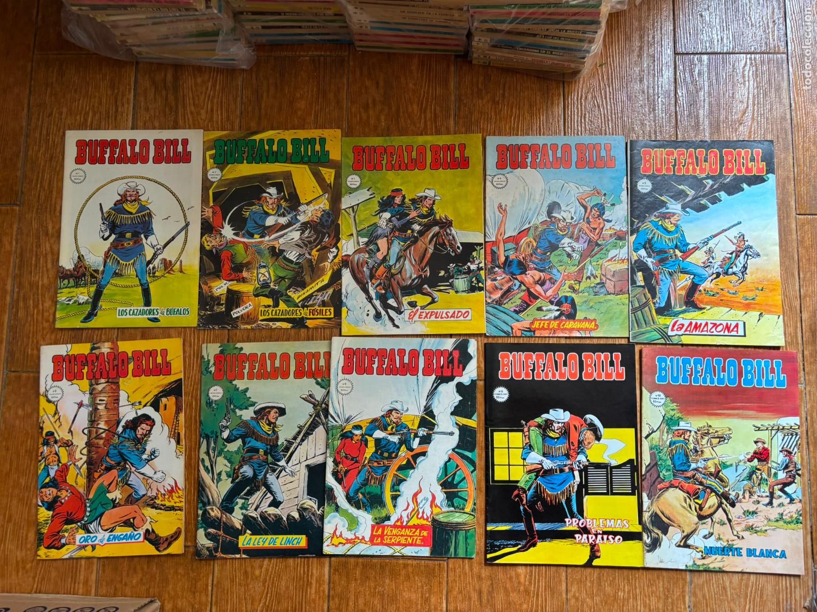 C&oacute;mics: BUFFALO BILL COLECCION COMPLETA 10 NUMEROS EDICIONES VERTICE - Foto 1