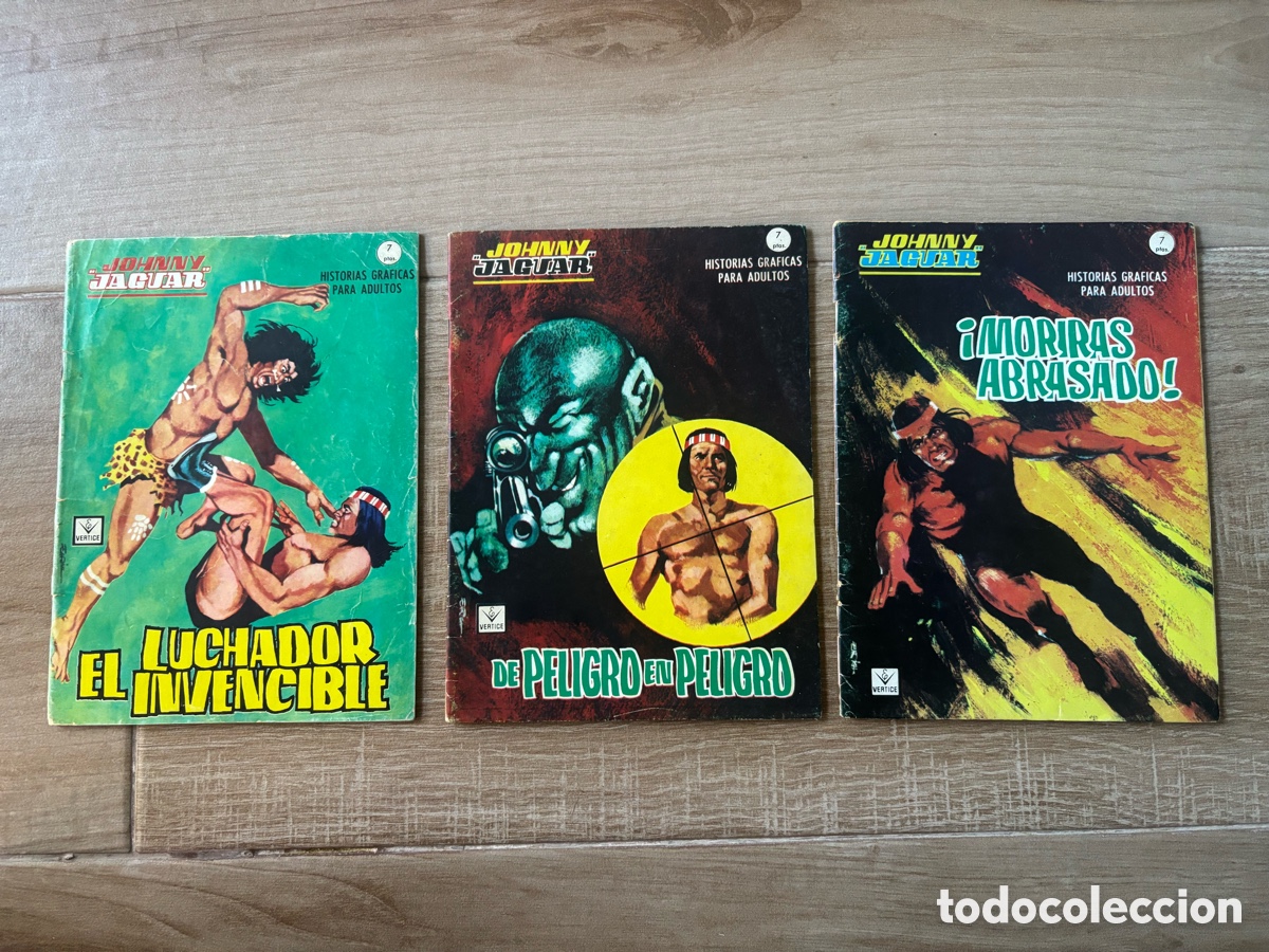 C&oacute;mics: V&Eacute;RTICE GRAPA JOHNNY JAGUAR COLECCI&Oacute;N COMPLETA 14 N&Uacute;MEROS - Foto 4