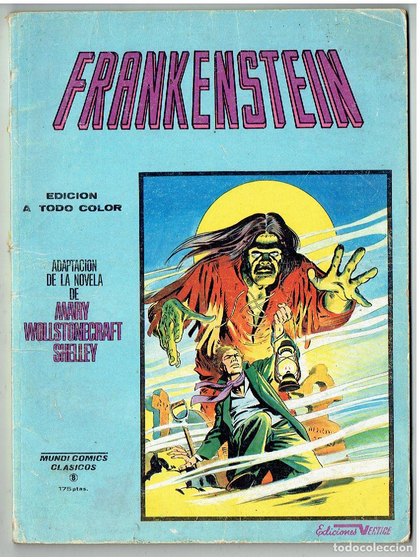 C&oacute;mics: MUNDI COMICS CLASICOS. N&ordm; 8. FRANKENSTEIN, EDICIONES VERTICE. 1981 (ST/C64) - Foto 1