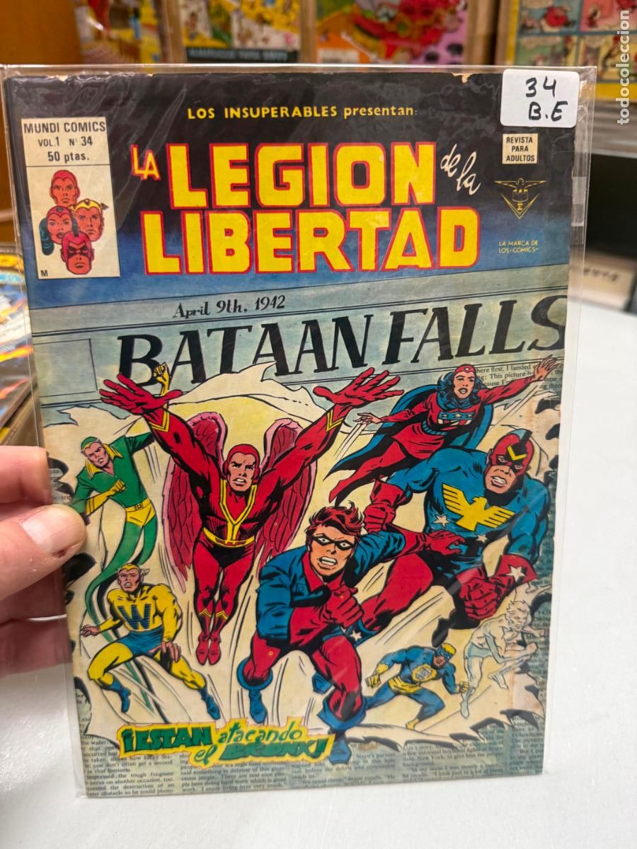 C&oacute;mics: LOS INSUPERABLES EDITORIAL VERTICE NUMERO 34 - Foto 1