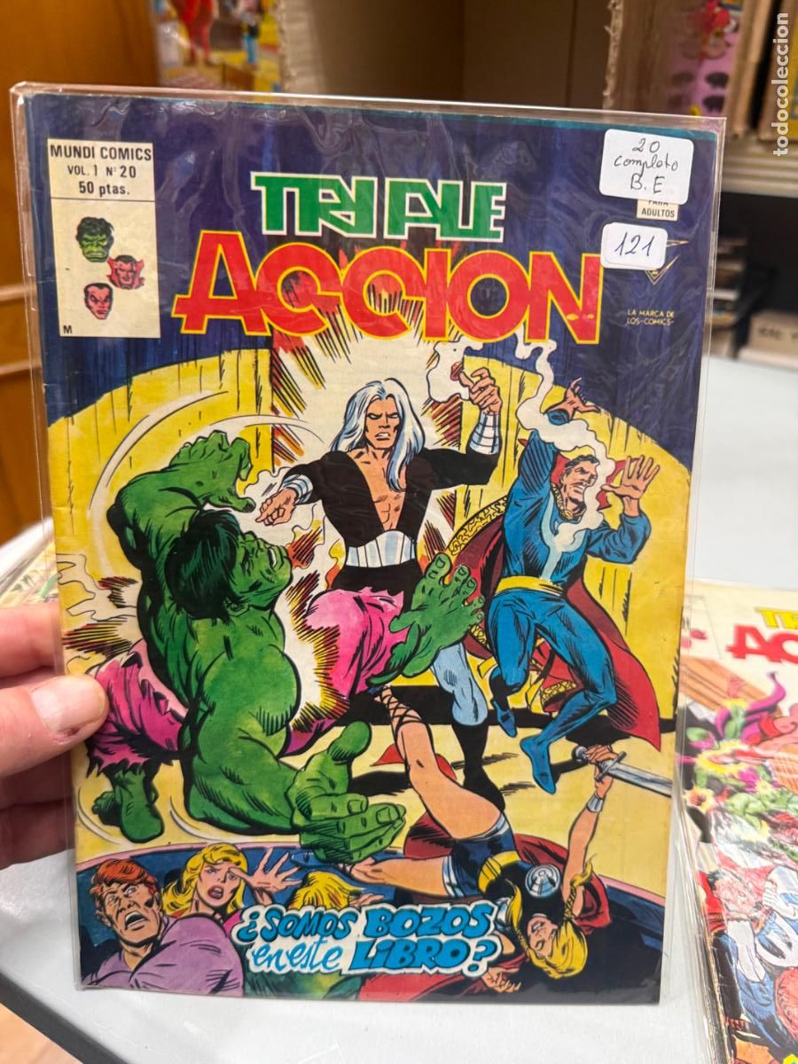 C&oacute;mics: TRIPLE ACCION EDITORIAL VERTICE NUMERO 20 - Foto 1