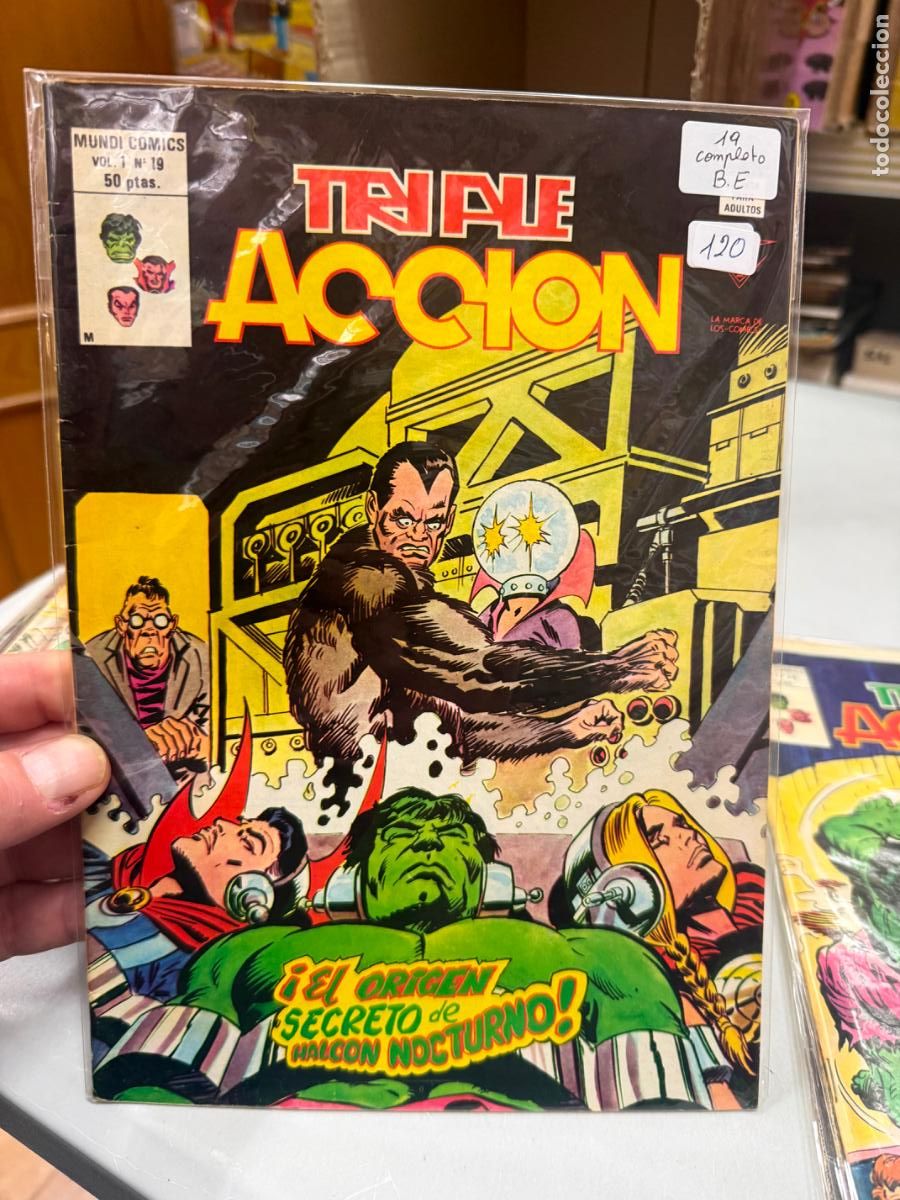 C&oacute;mics: TRIPLE ACCION EDITORIAL VERTICE NUMERO 19 - Foto 1