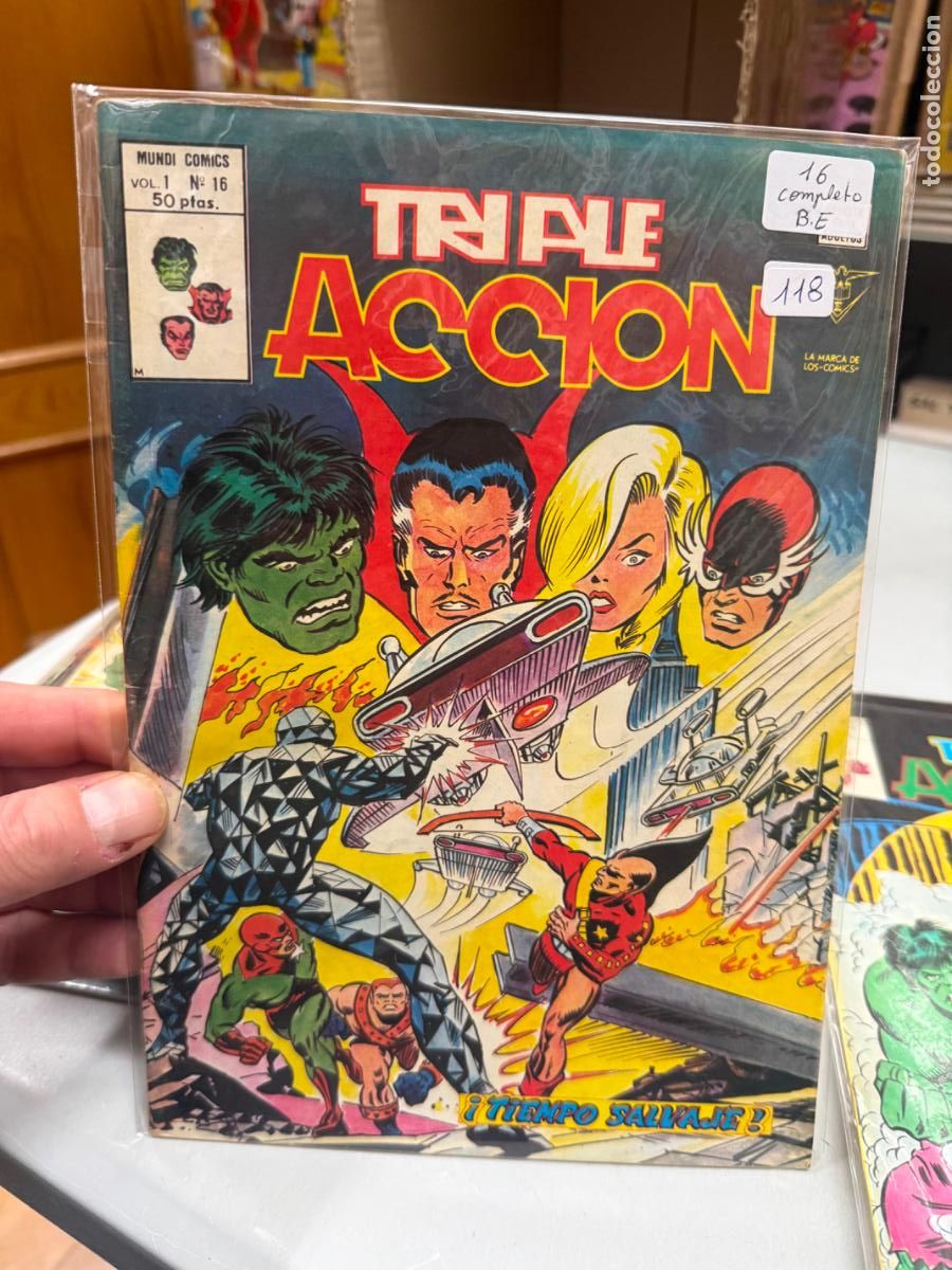 C&oacute;mics: TRIPLE ACCION EDITORIAL VERTICE NUMERO 16 - Foto 1