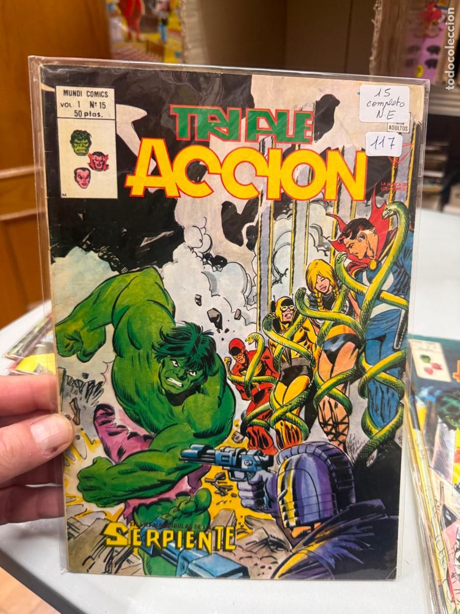 C&oacute;mics: TRIPLE ACCION EDITORIAL VERTICE NUMERO 15 - Foto 1