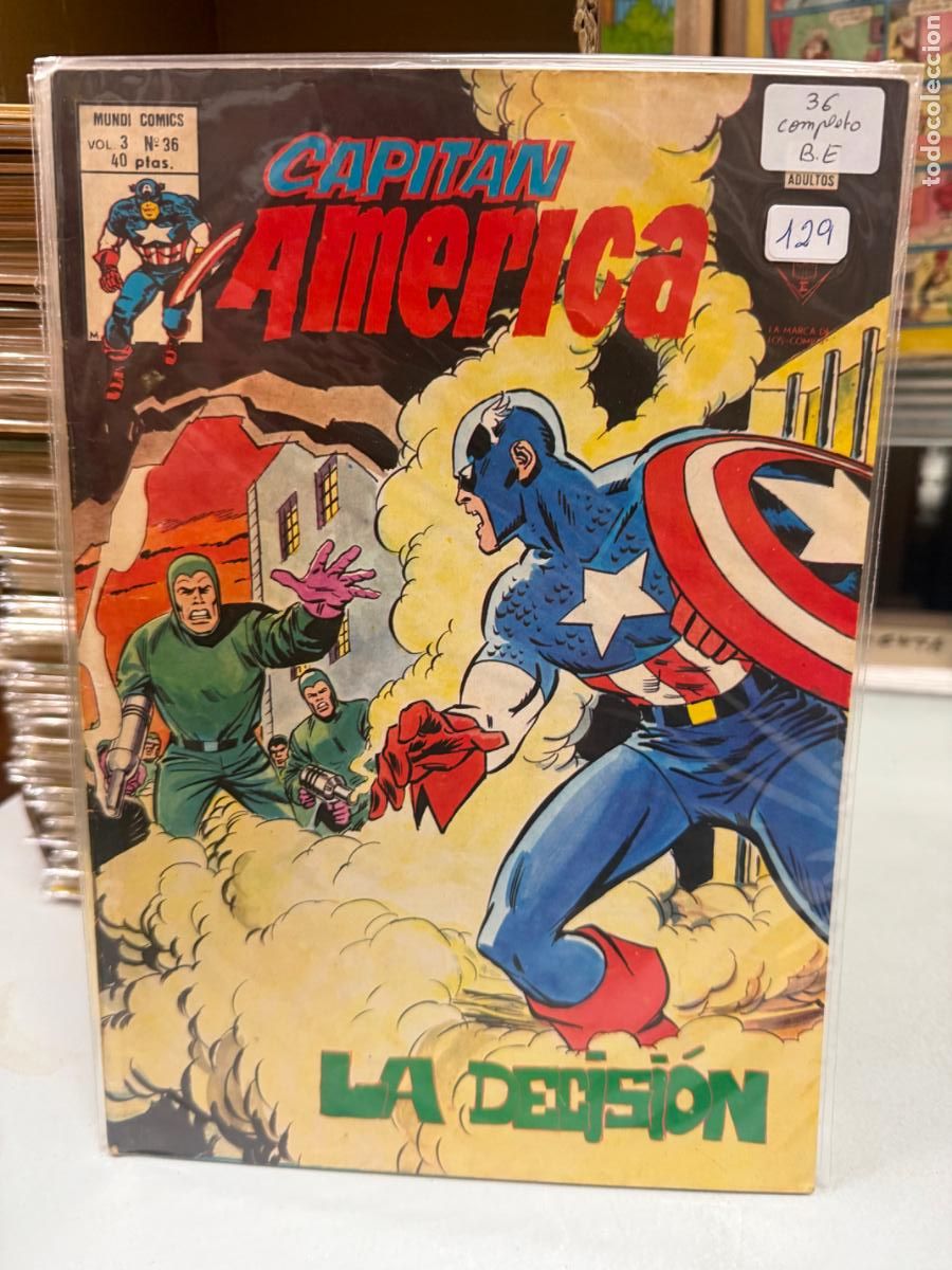 C&oacute;mics: CAPITAN AMERICA EDITORIAL VERTICE NUMERO 36 - Foto 1