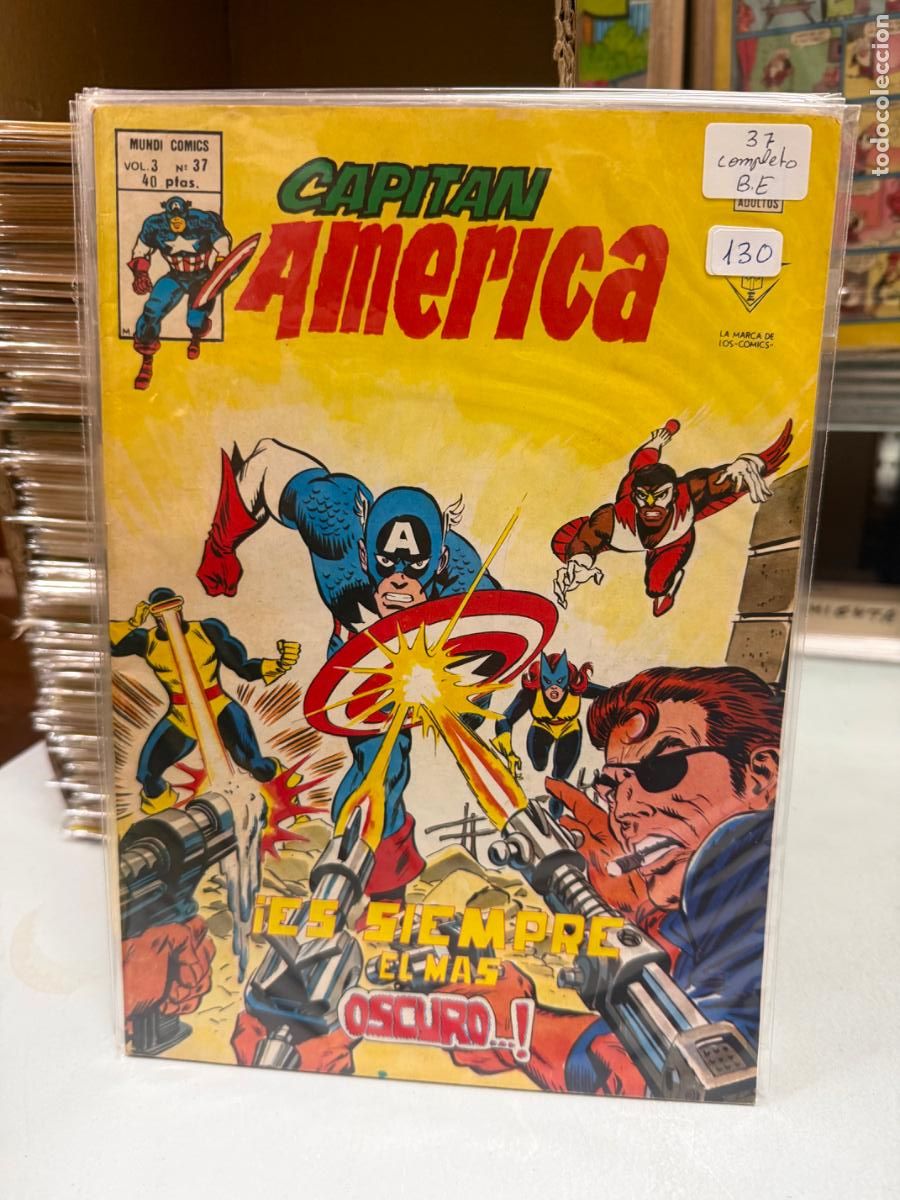C&oacute;mics: CAPITAN AMERICA EDITORIAL VERTICE NUMERO 37 - Foto 1
