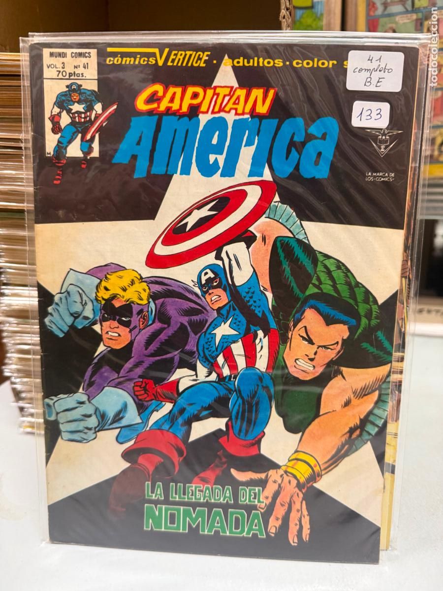 C&oacute;mics: CAPITAN AMERICA EDITORIAL VERTICE NUMERO 41 - Foto 1