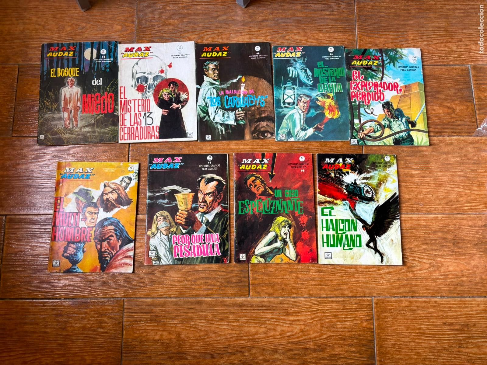 C&oacute;mics: MAX AUDAZ EDICIONES VERTICE, GRAPA - COLECCION COMPLETA, 18 NUMEROS - Foto 2