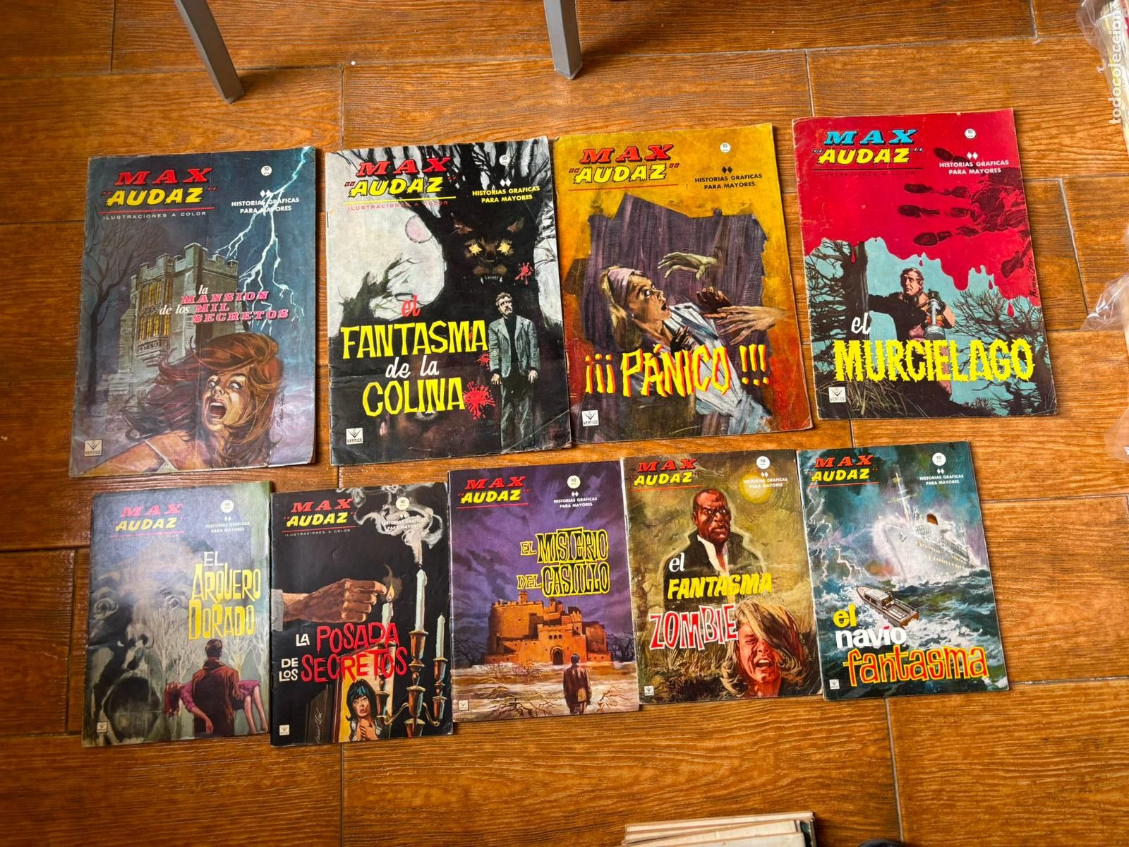 C&oacute;mics: MAX AUDAZ EDICIONES VERTICE, GRAPA - COLECCION COMPLETA, 18 NUMEROS - Foto 1