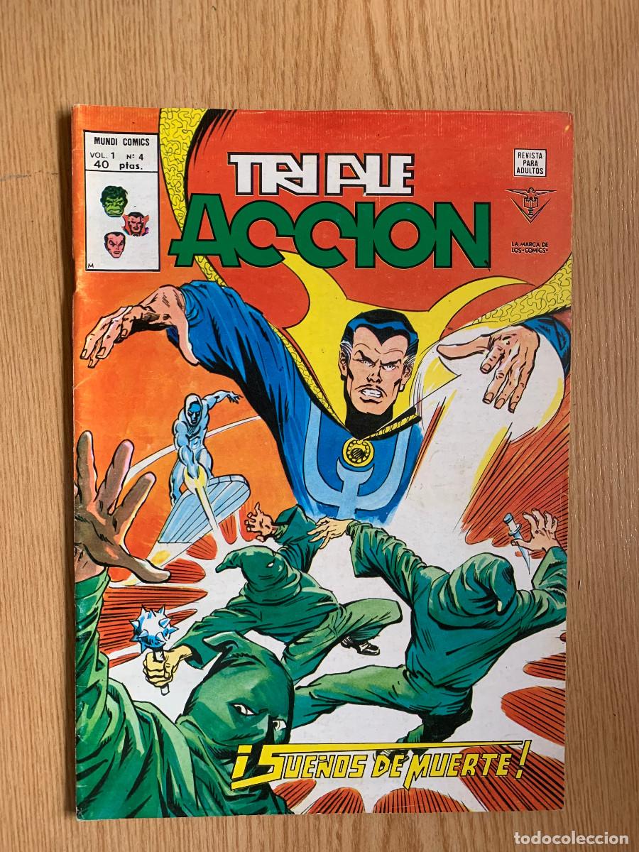 C&oacute;mics: Triple Acci&oacute;n n&ordm; 4 - D2 Excelente Estado - Foto 1