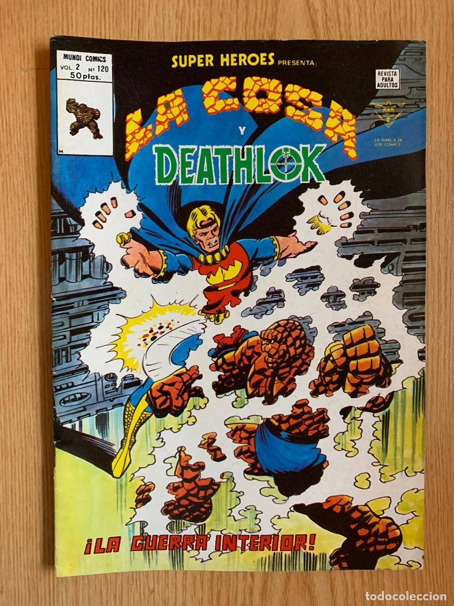 C&oacute;mics: Super H&eacute;roes Presenta La Cosa y Deathlok n&ordm; 120 - D5 Impecable! - Foto 1
