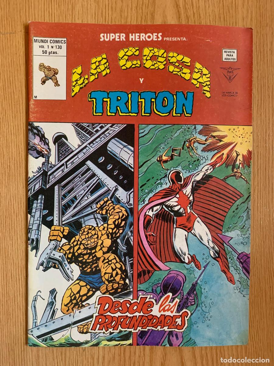 C&oacute;mics: Super H&eacute;roes Presenta La Cosa y Triton n&ordm; 130 - D5 Impecable! - Foto 1