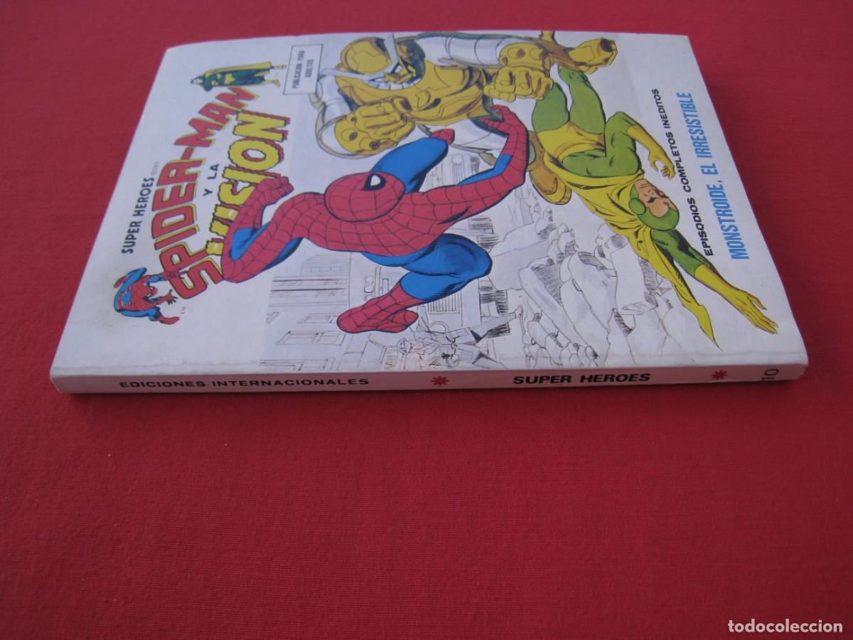 C&oacute;mics: SUPER HEROES PRESENTA : SPIDERMAN Y LA VISION - N&ordm; 10 -MONSTROIDE EL IRRESISTIBLE-EDICIONES VERTICE. - Foto 3