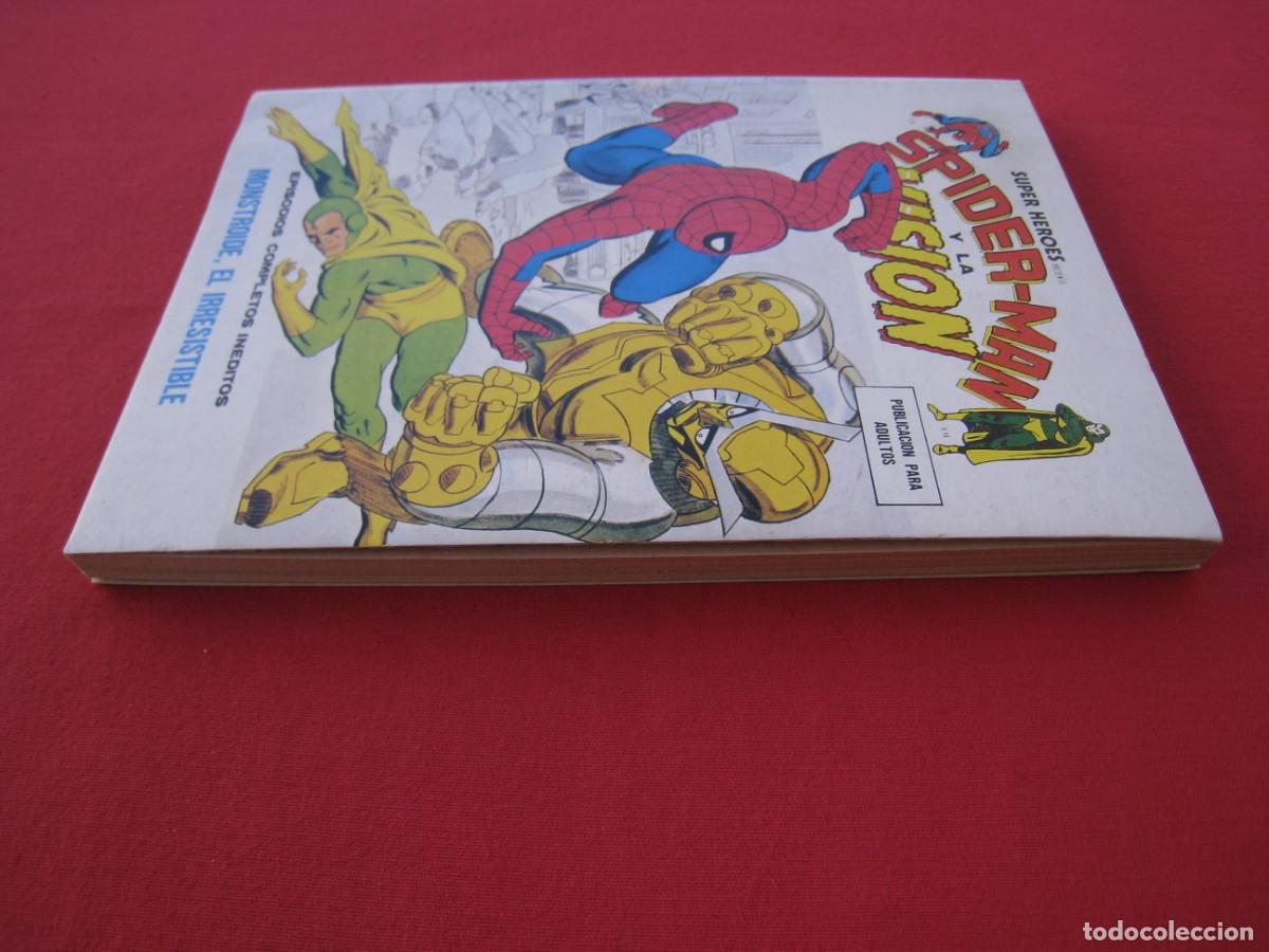 C&oacute;mics: SUPER HEROES PRESENTA : SPIDERMAN Y LA VISION - N&ordm; 10 -MONSTROIDE EL IRRESISTIBLE-EDICIONES VERTICE. - Foto 5