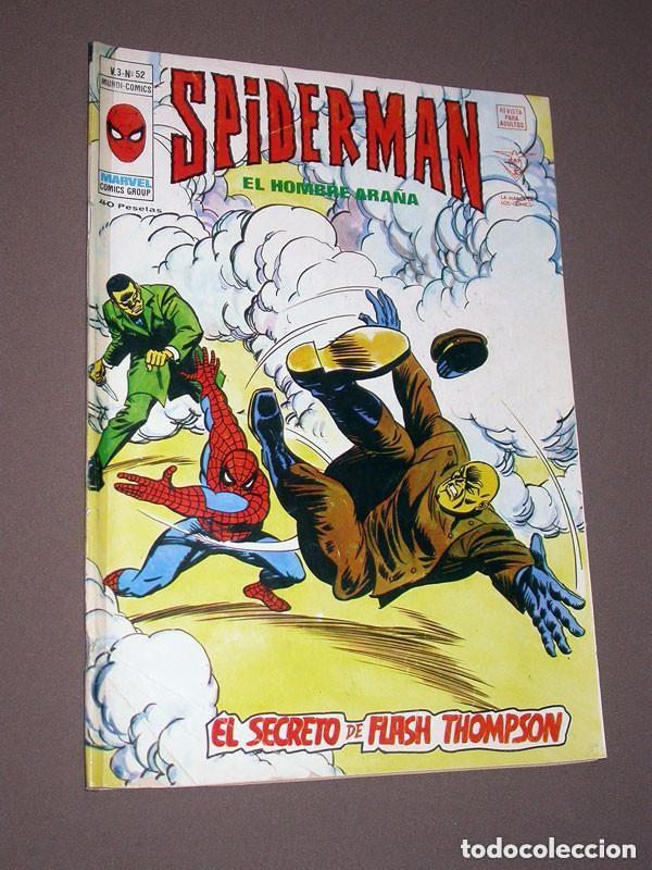 Comics: SPIDERMAN VOL. 3 Nº 52. SECRETO DE FLASH THOMPSON. VÉRTICE, 1979. ROMITA, GIACOIA. VER ++++