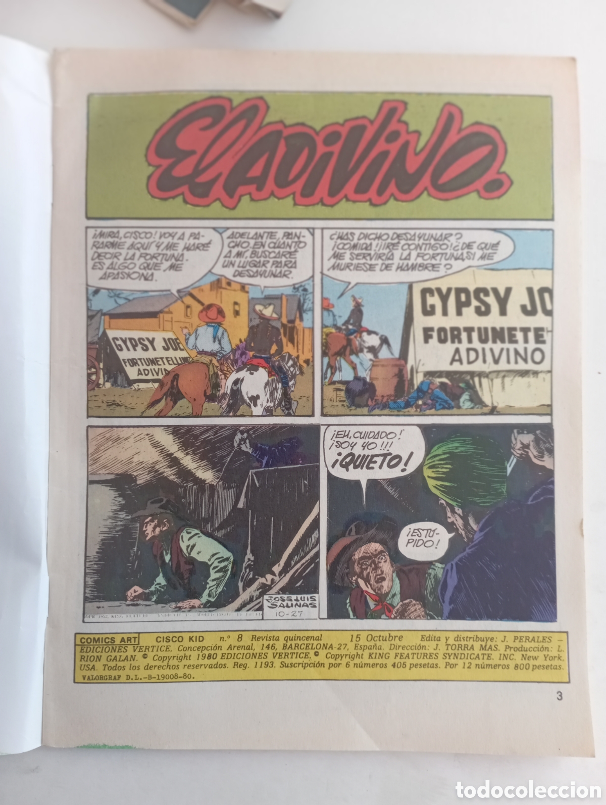 C&oacute;mics: CISCO Kid n&uacute;m 8 ediciones V&eacute;rtice - Foto 2