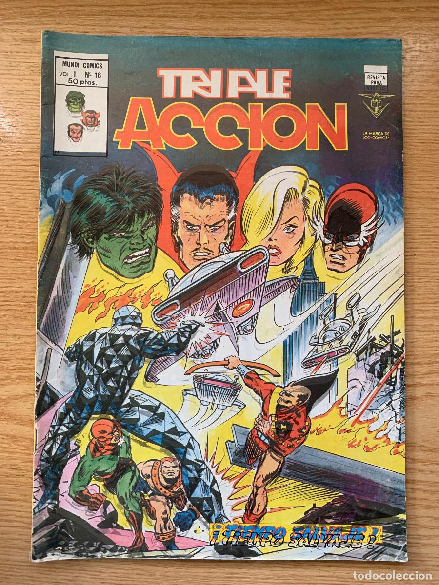 C&oacute;mics: Triple Acci&oacute;n n&ordm; 16 - Excelente Estado - Foto 1