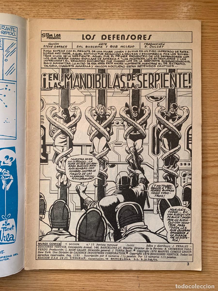 C&oacute;mics: Triple Acci&oacute;n n&ordm; 15 - Excelente Estado - Foto 2