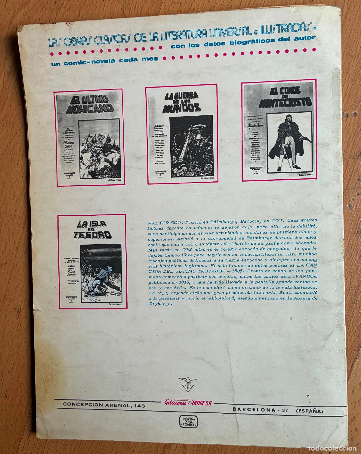 C&oacute;mics: COMIC IVANHOE, MUNDO COMICS, VERTICE - Foto 3