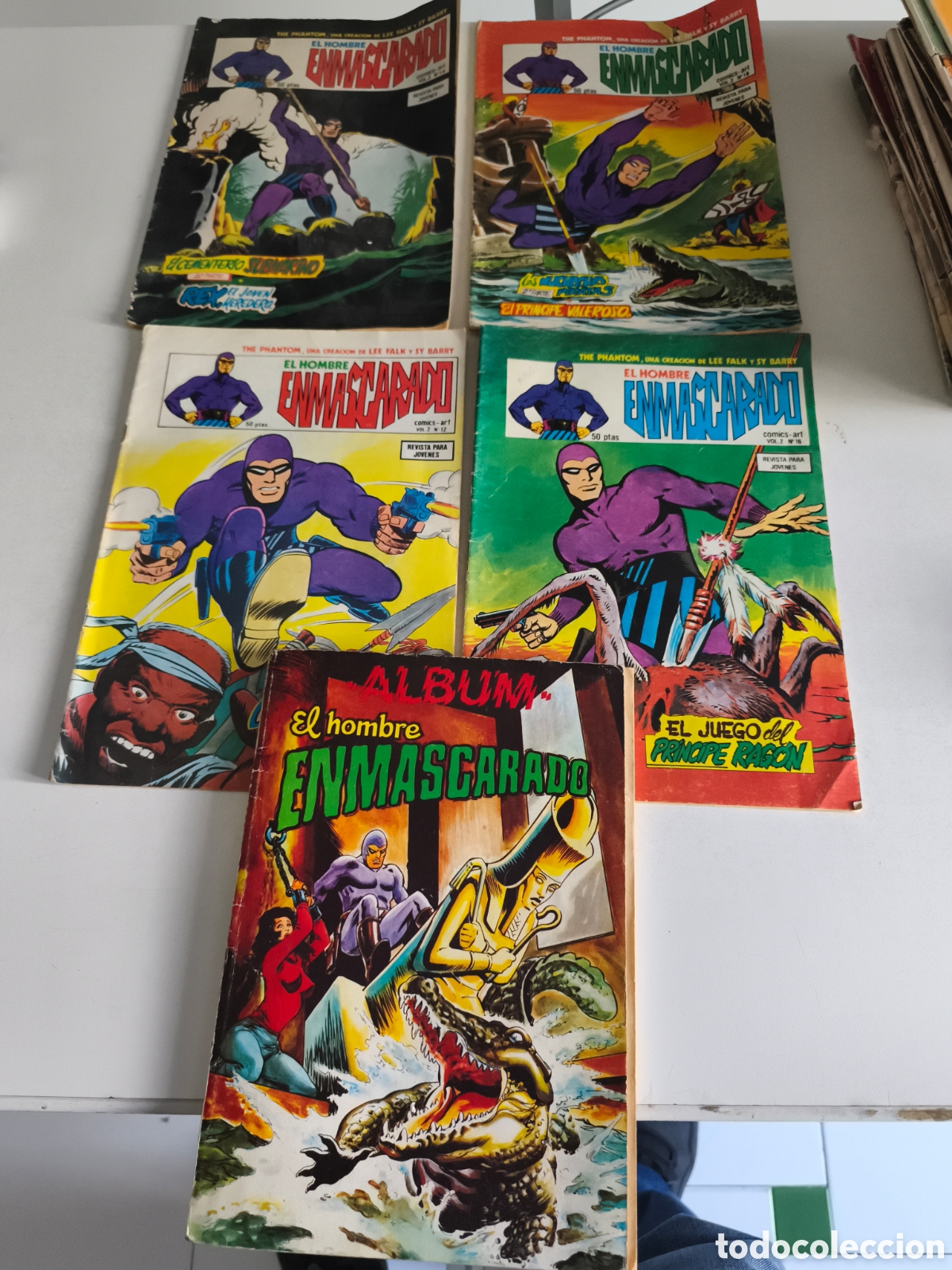 C&oacute;mics: 5 antiguos comics El Hombre enmascarado - Foto 1