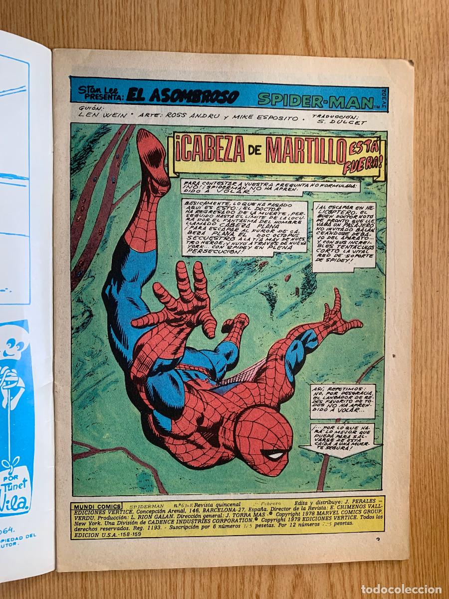 C&oacute;mics: Spiderman Volumen 3 n&ordm; 63 E - Muy Buen Estado - Foto 3