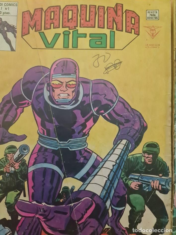 C&oacute;mics: MAQUINA VITAL 1 A 6 (COMPLETA). VERTICE - Foto 2