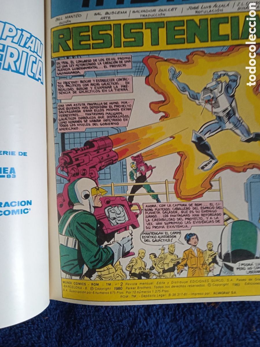 C&oacute;mics: ROM , CABALLERO DEL ESPACIO N&ordm; 2 - EDITA : EDICIONES SURCO - LINEA 83 - Foto 2