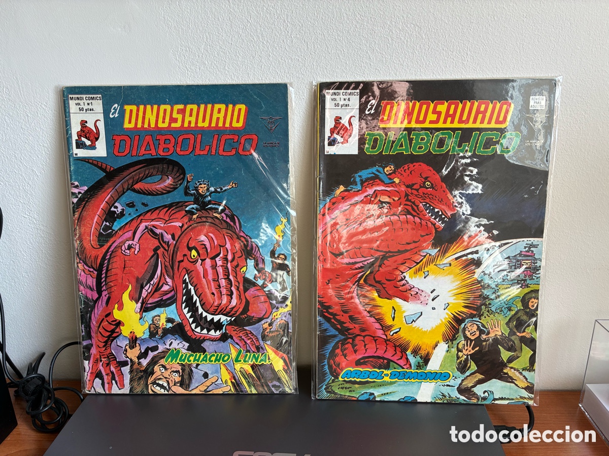 C&oacute;mics: 1 y 4 El dinosaurio diab&oacute;lico v&eacute;rtice - Foto 1
