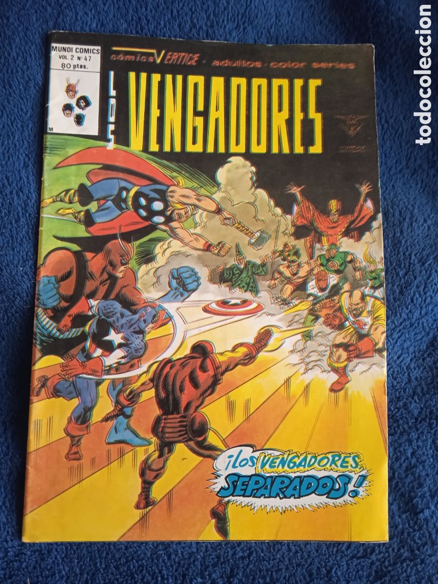 C&oacute;mics: LOS VENGADORES VOL. 2 N&ordm; 47 ( VERTICE ) - Foto 1