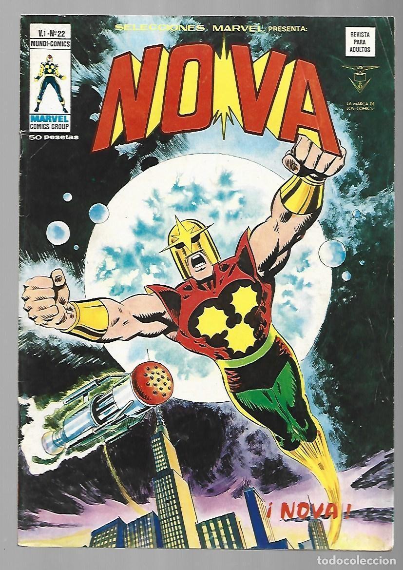 C&oacute;mics: Selecciones Marvel 22: Nova, 1978, Vertice, muy buen estado - Foto 1