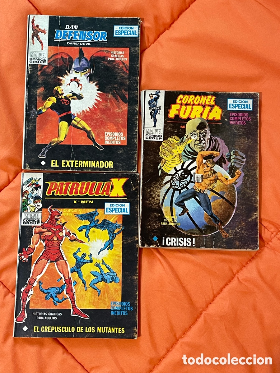 C&oacute;mics: C&oacute;mic Tebeo V&eacute;rtice Marvel. Patrulla X 23. Coronel Furia 15. Dan Defensor 16. - Foto 4