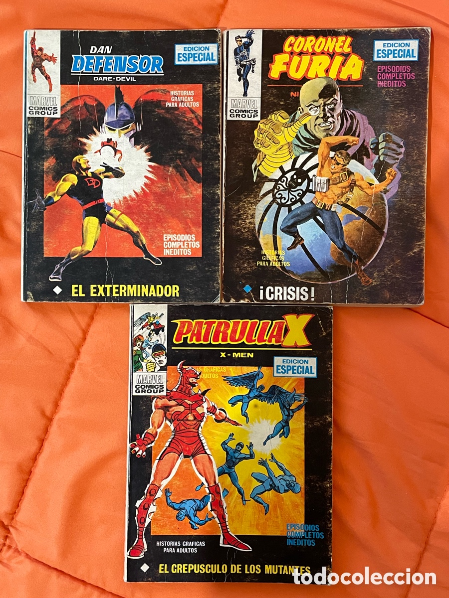 C&oacute;mics: C&oacute;mic Tebeo V&eacute;rtice Marvel. Patrulla X 23. Coronel Furia 15. Dan Defensor 16. - Foto 1
