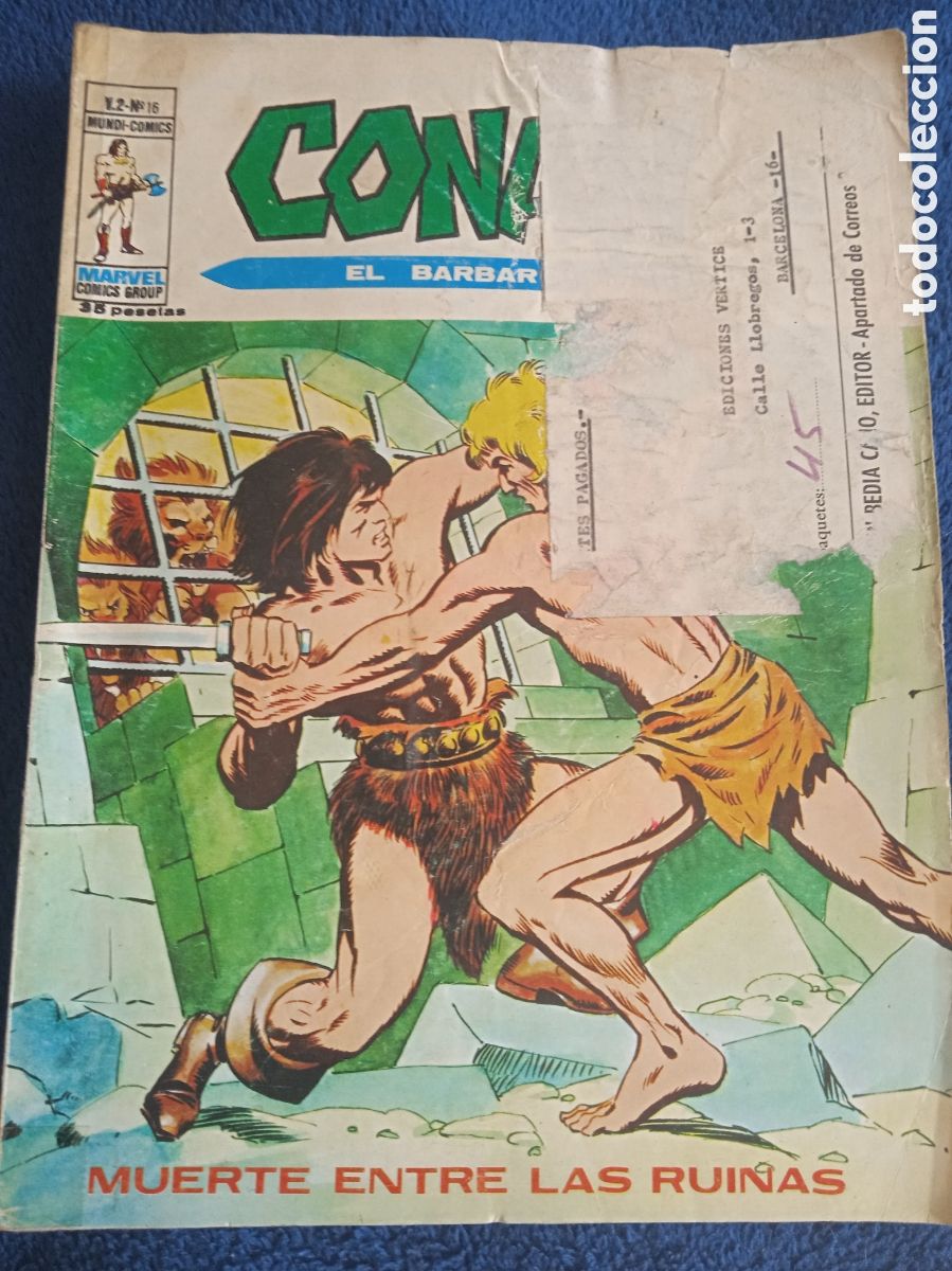 C&oacute;mics: CONAN VOLUMEN 2 N&ordm; 16 ( VERTICE ) - Foto 1
