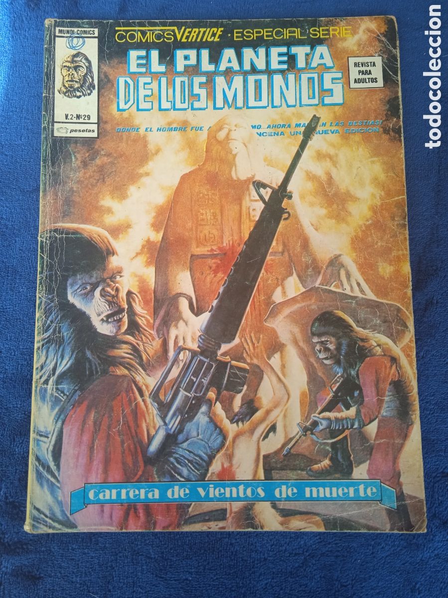 C&oacute;mics: EL PLANETA DE LOS MONOS VOL. 2 N&ordm; 29 - EDICIONES VERTICE - Foto 1