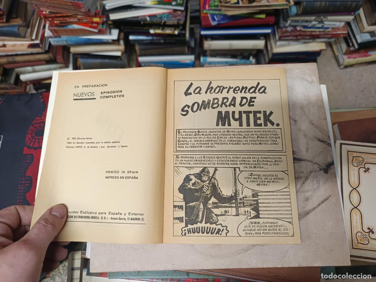 C&oacute;mics: MYTEK EL PODEROSO . LA HORRENDA SOMBRA DE MYTEK . EDICIONES V&Eacute;RTICE . N&ordm; 12 . 1969 . L&Oacute;PEZ ESP&Iacute; - Foto 3