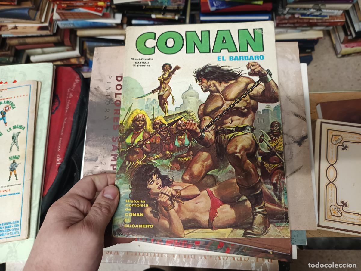 C&oacute;mics: CONAN EL B&Aacute;RBARO . MUNDI COMICS . EXTRA 1 . EDICIONES V&Eacute;RTICE . 1980 - Foto 1
