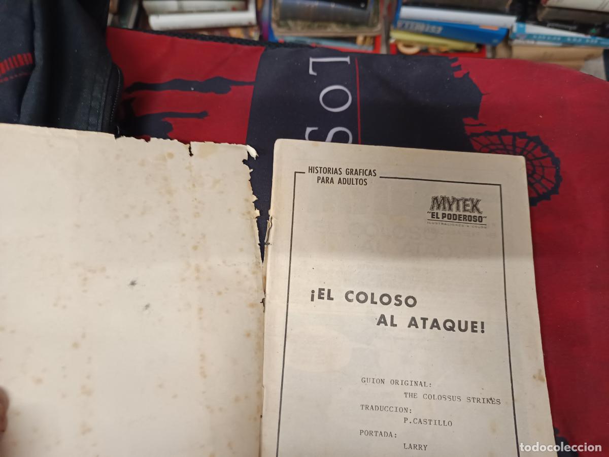C&oacute;mics: MYTEK EL PODEROSO . &iexcl;EL COLOSO AL ATAQUE! . N&ordm; 4 . EDICIONES V&Eacute;RTICE . PORTADA : LARRY . 1965 - Foto 2