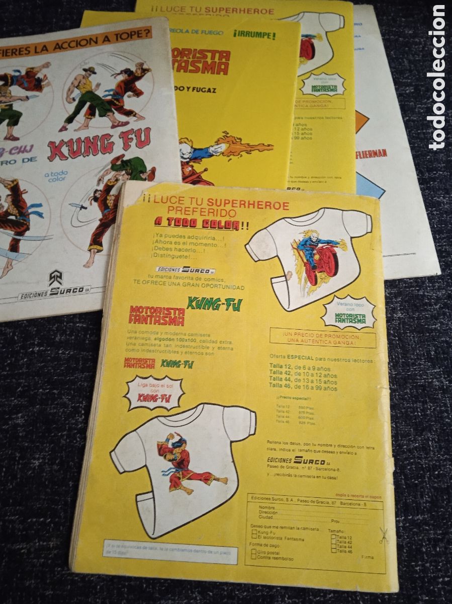 C&oacute;mics: POWER MAN -LOTE DE 5 EJEMPLARES -ED. VERTICE - SURCO - LINEA 83 - Foto 2