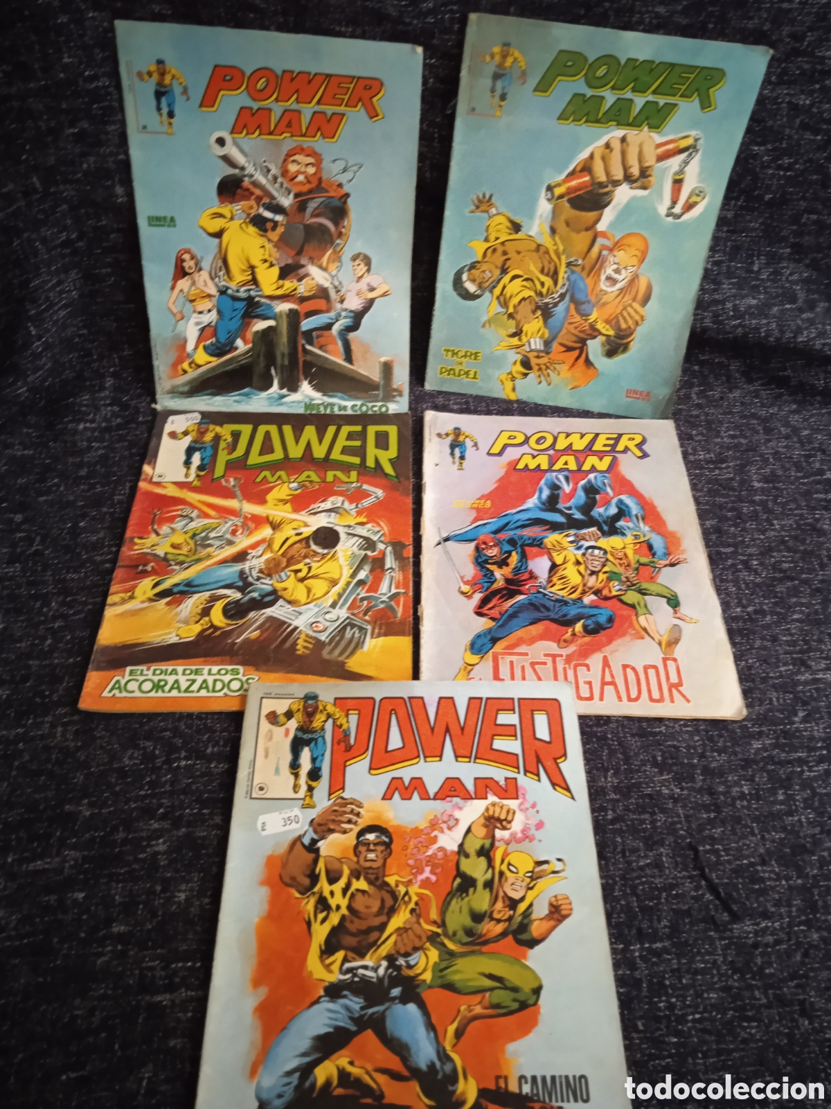 C&oacute;mics: POWER MAN -LOTE DE 5 EJEMPLARES -ED. VERTICE - SURCO - LINEA 83 - Foto 1