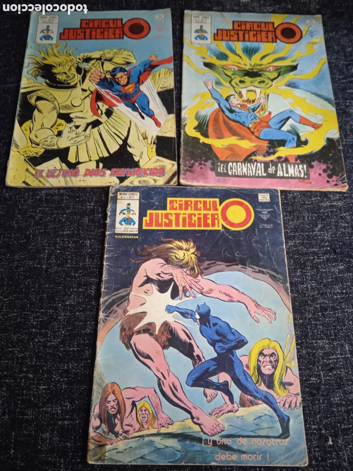 C&oacute;mics: CIRCULO JUSTICIERO VOL 1 -LOTE DE 3 EJEMPLARES - EDITA : EDICIONES VERTICE - Foto 1