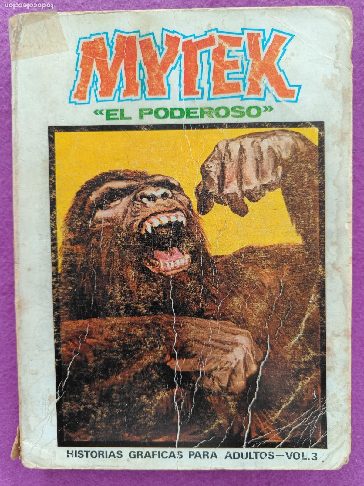 C&oacute;mics: TEBEO MYTEK EL PODEROSO VOL.3 EDICION ESPECIAL 1972 VERTICE HOJA FINAL 352 - Foto 1